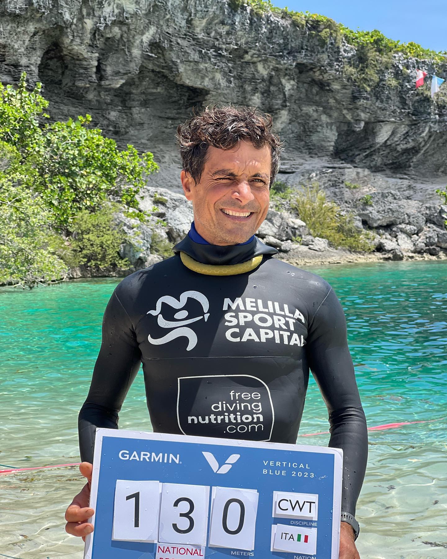 Davide Carrera, coach di respirazione e campione del mondo di apnea