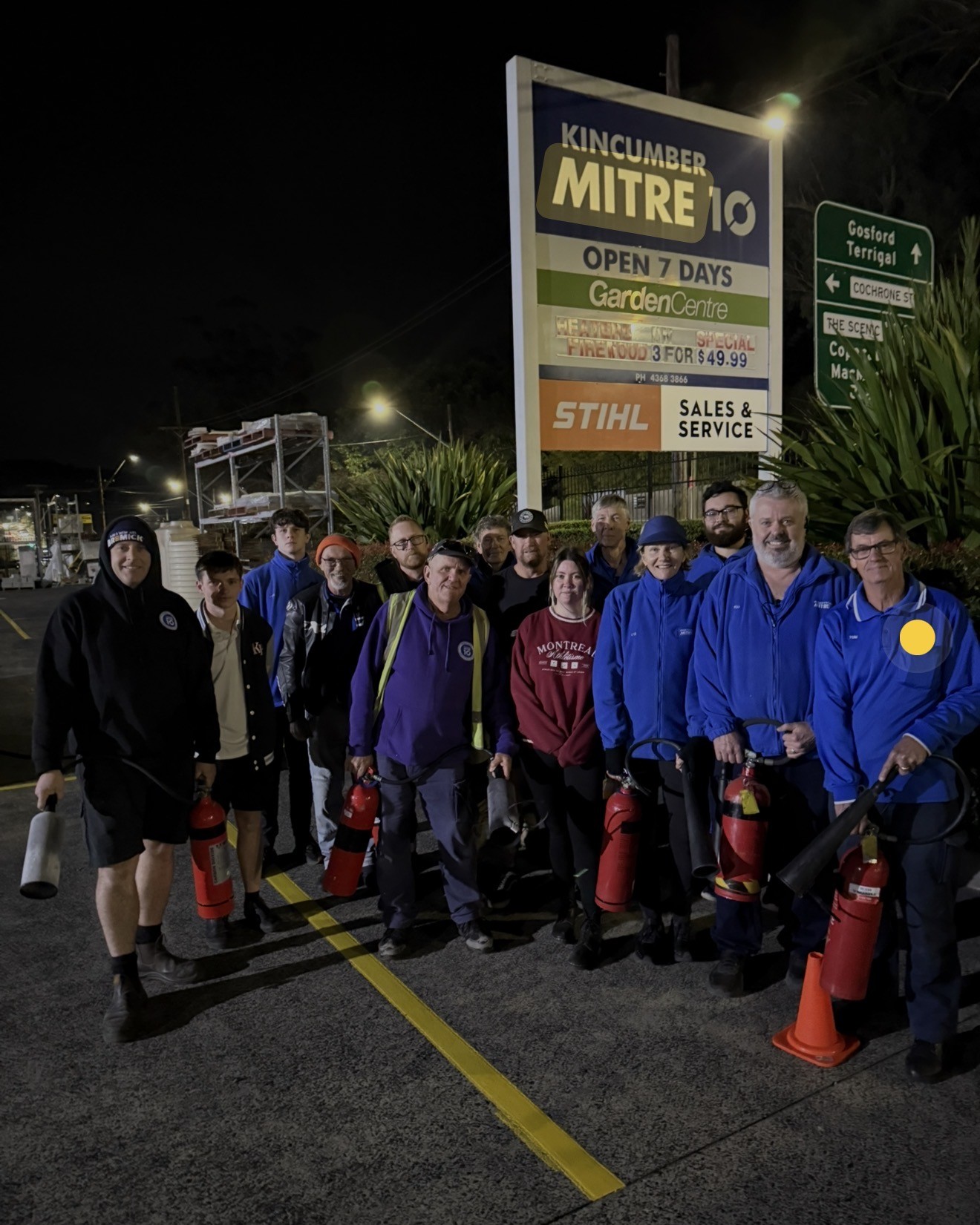 Mitre 10 Kincumber training session