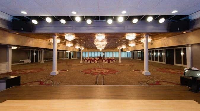 Stone Ridge Event Center ballroom interior — Official venue of the 2026 AAWTA Workforce Summit
