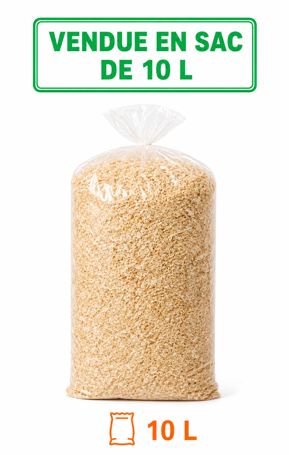 Sciure de bois en sac