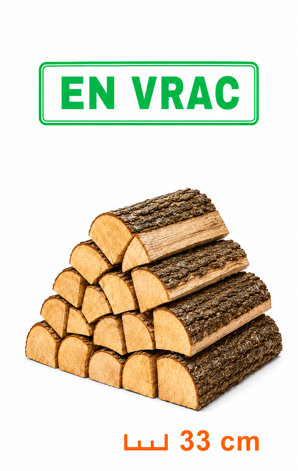 Bois en vrac 33cm