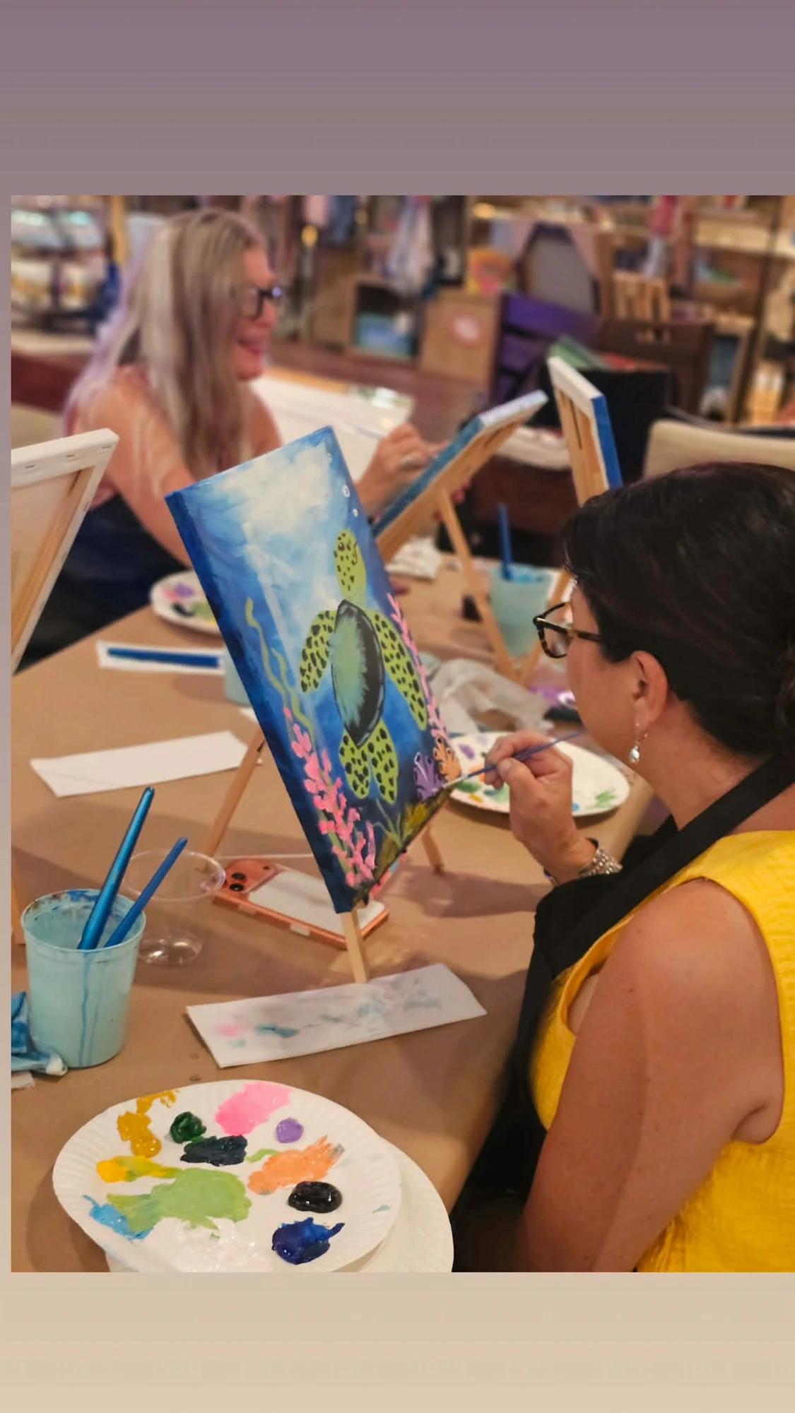 Paint & sip moment 5