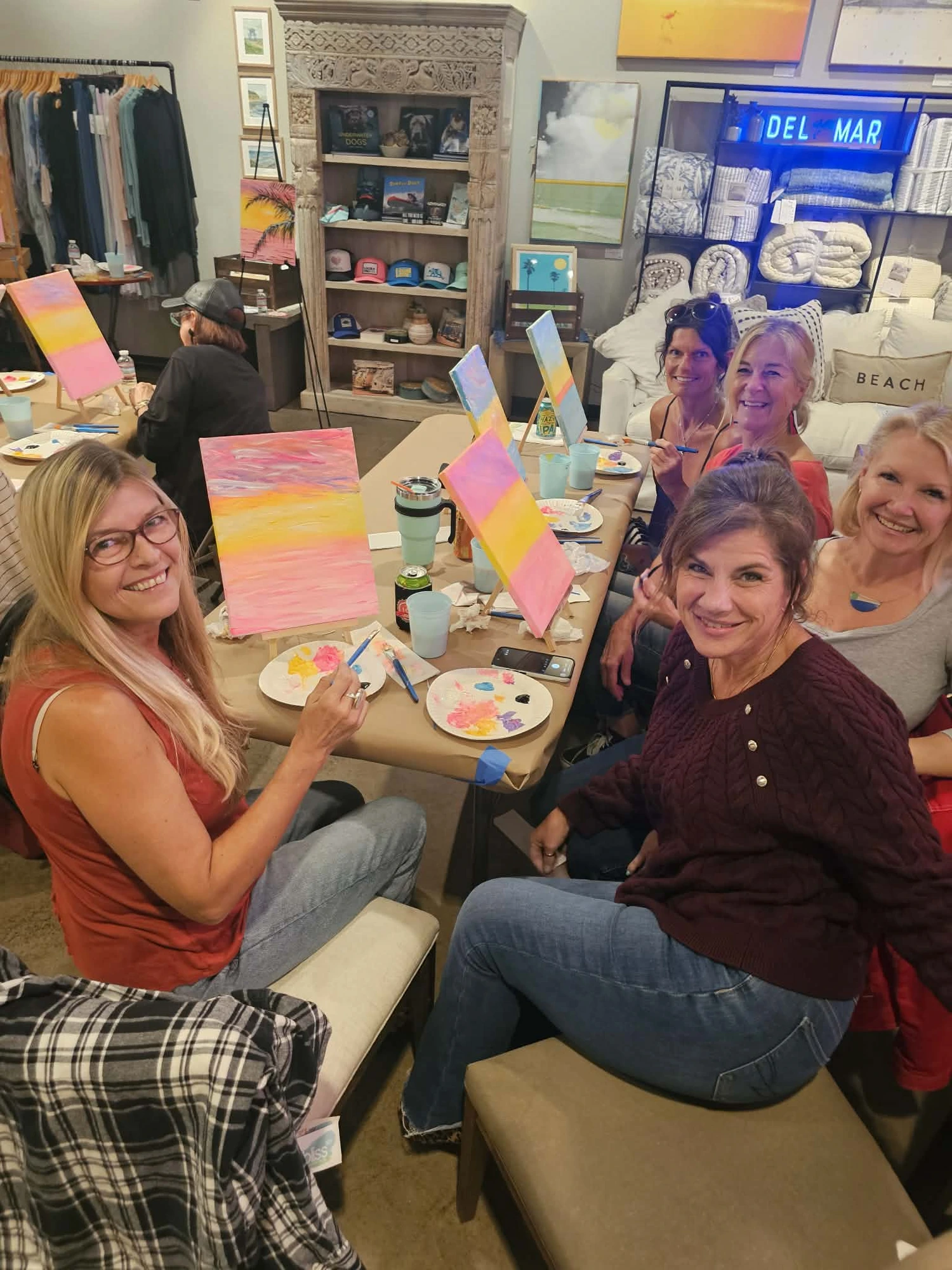 L.A. Paint Nation class moment 6