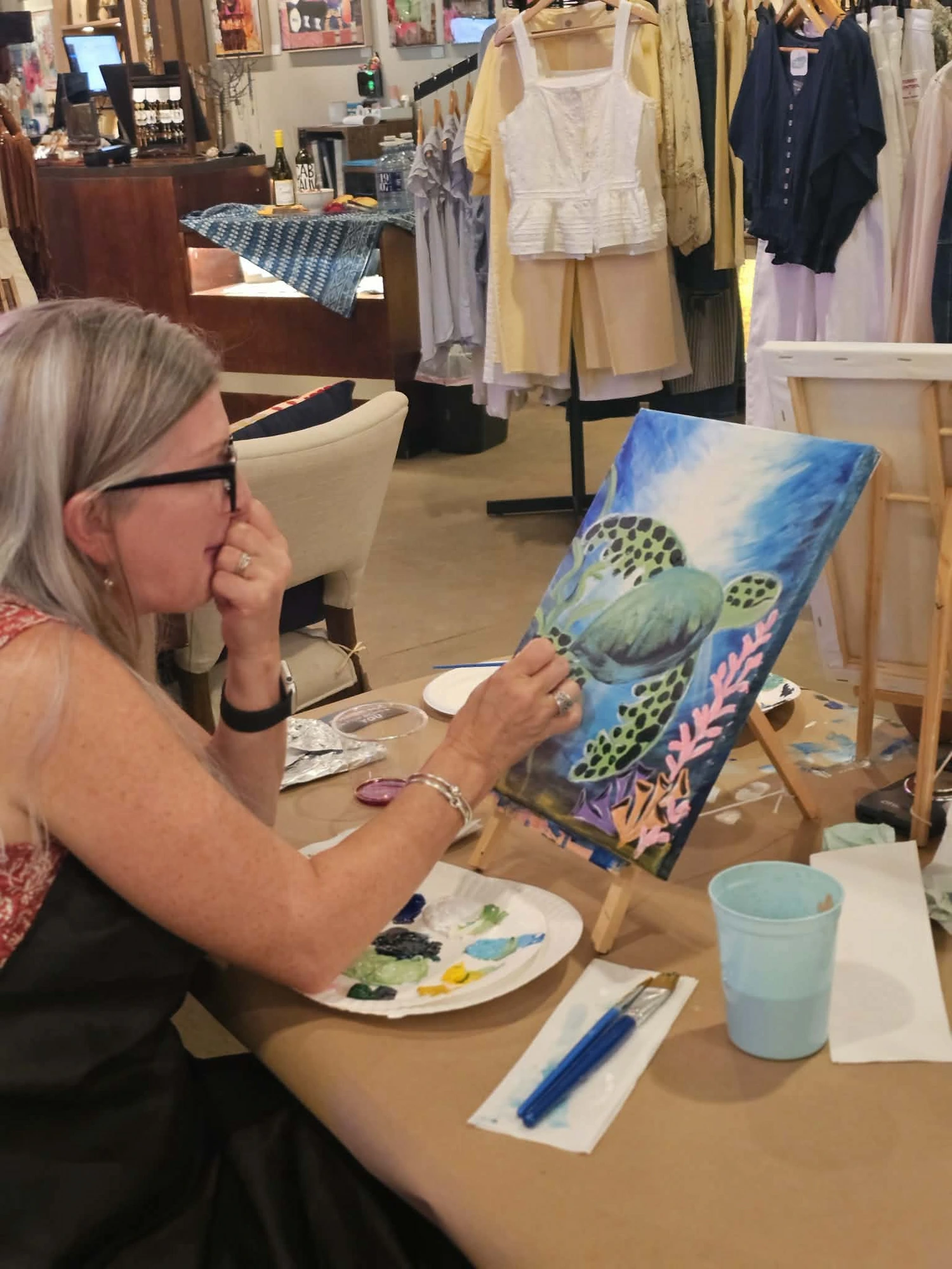Paint & sip moment 2