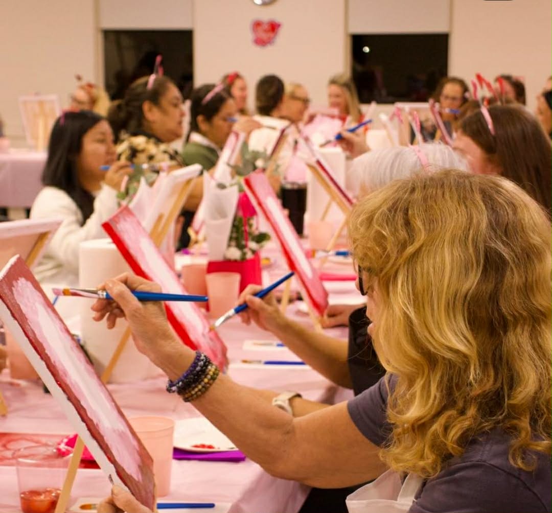 L.A. Paint Nation class moment 8