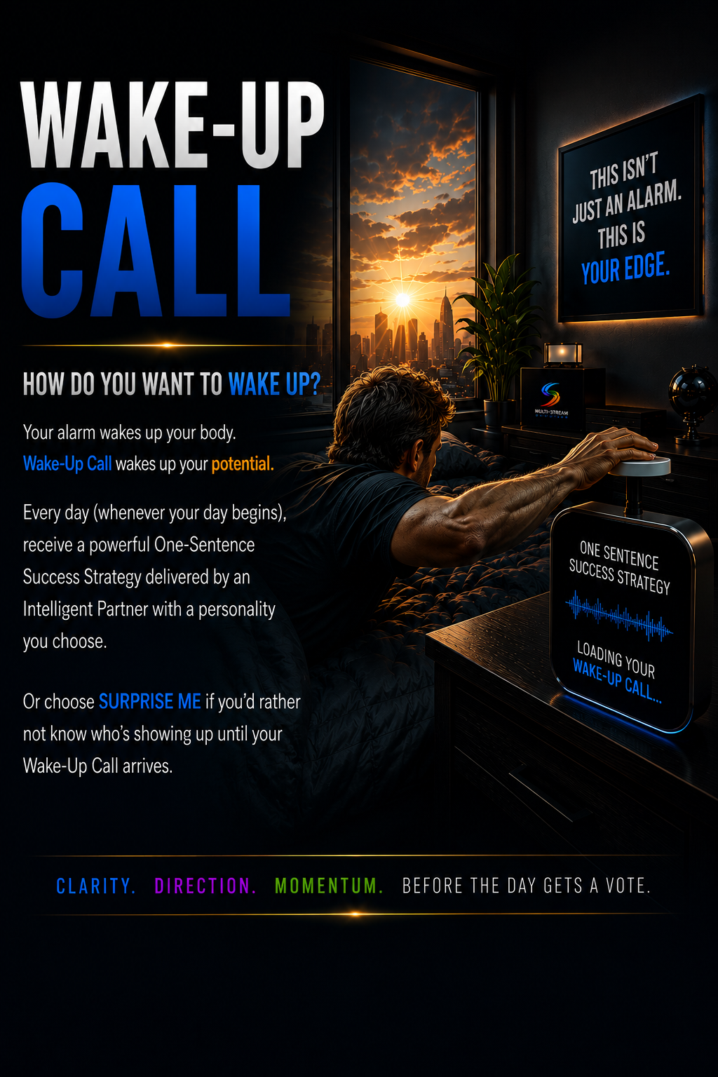 Wake-Up Call · How do you want to wake up?