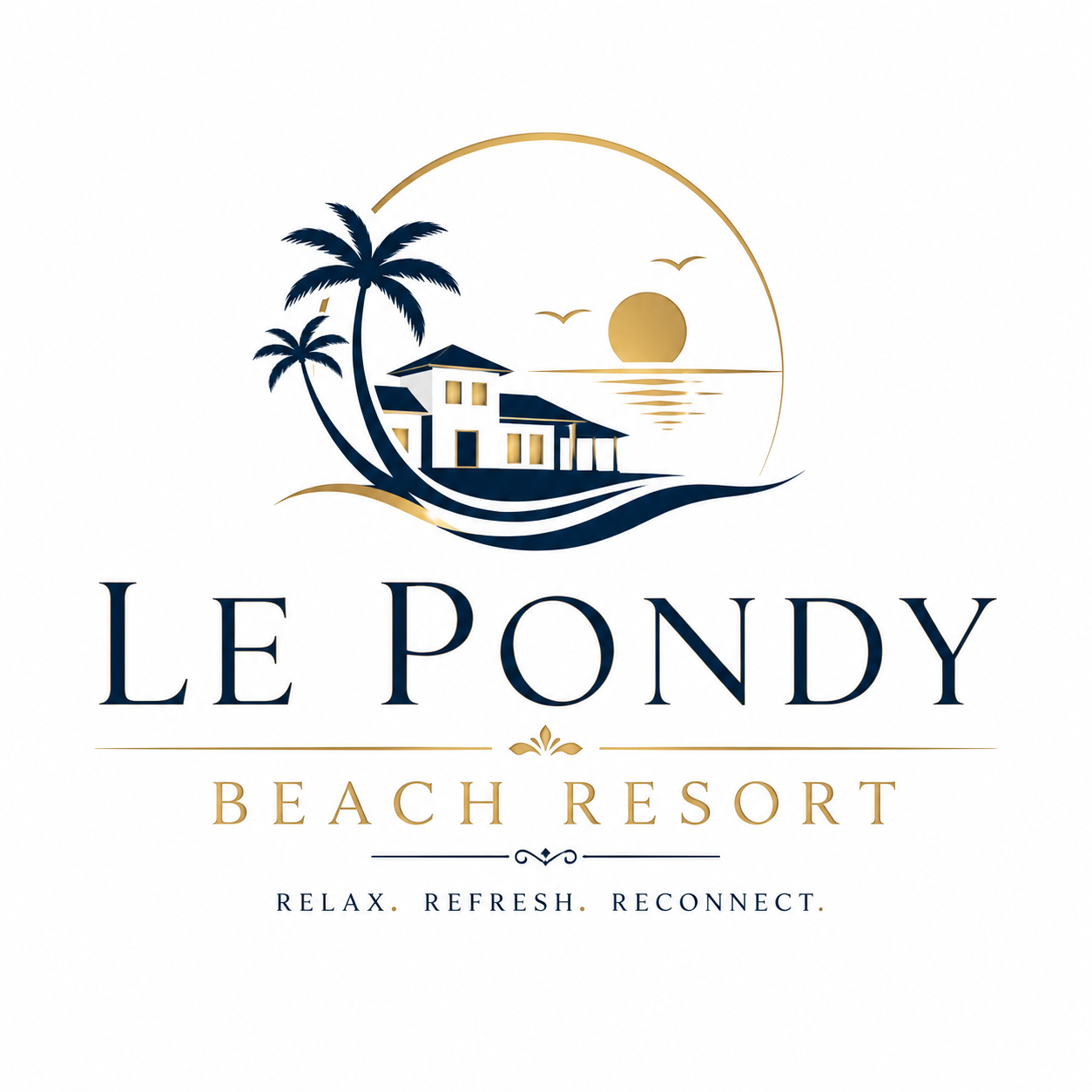 Le Pondy Beach Resort — official logo