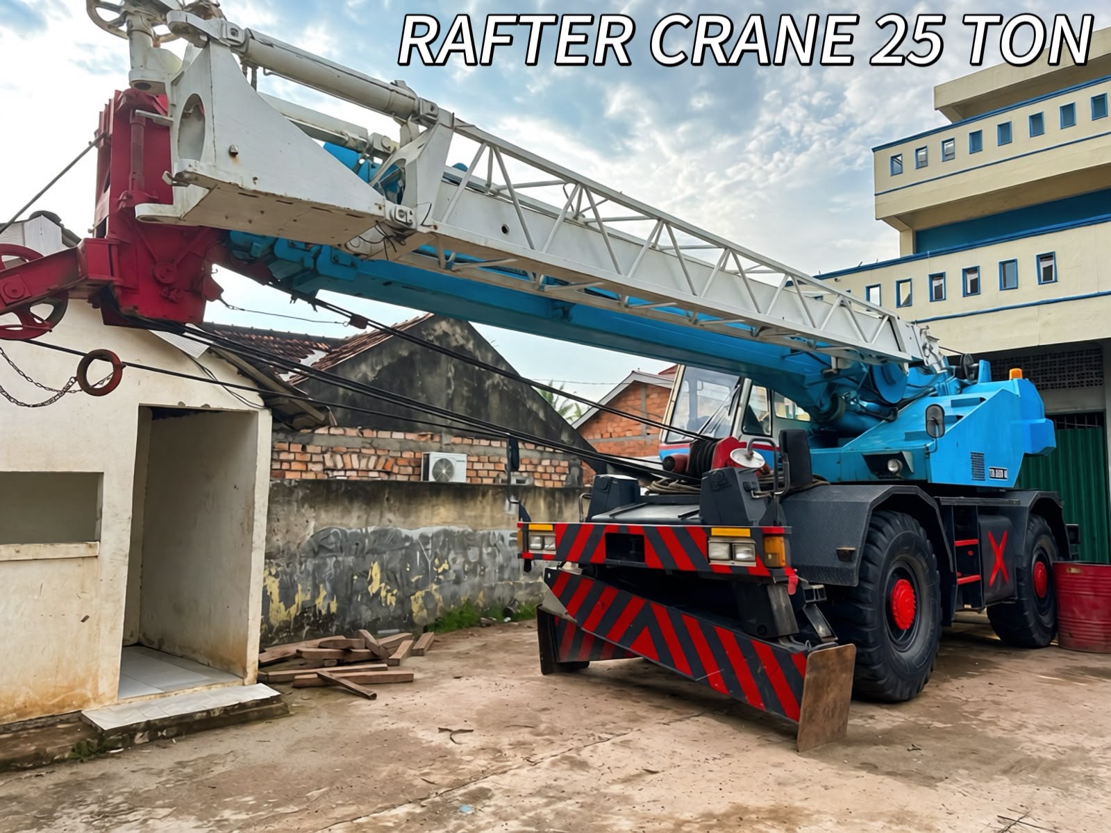 Armada crane PT Dafa Trika Sejahtera di yard