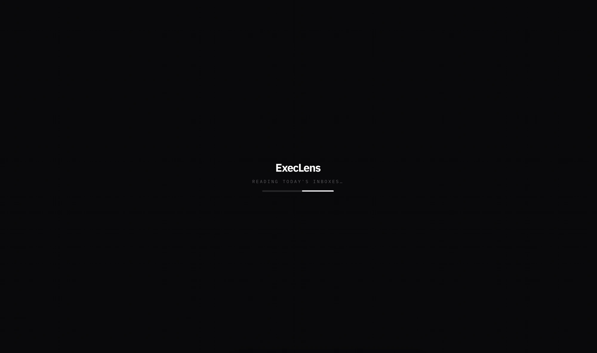 ExecLens screenshot 3: CEO Intelligence Dashboard