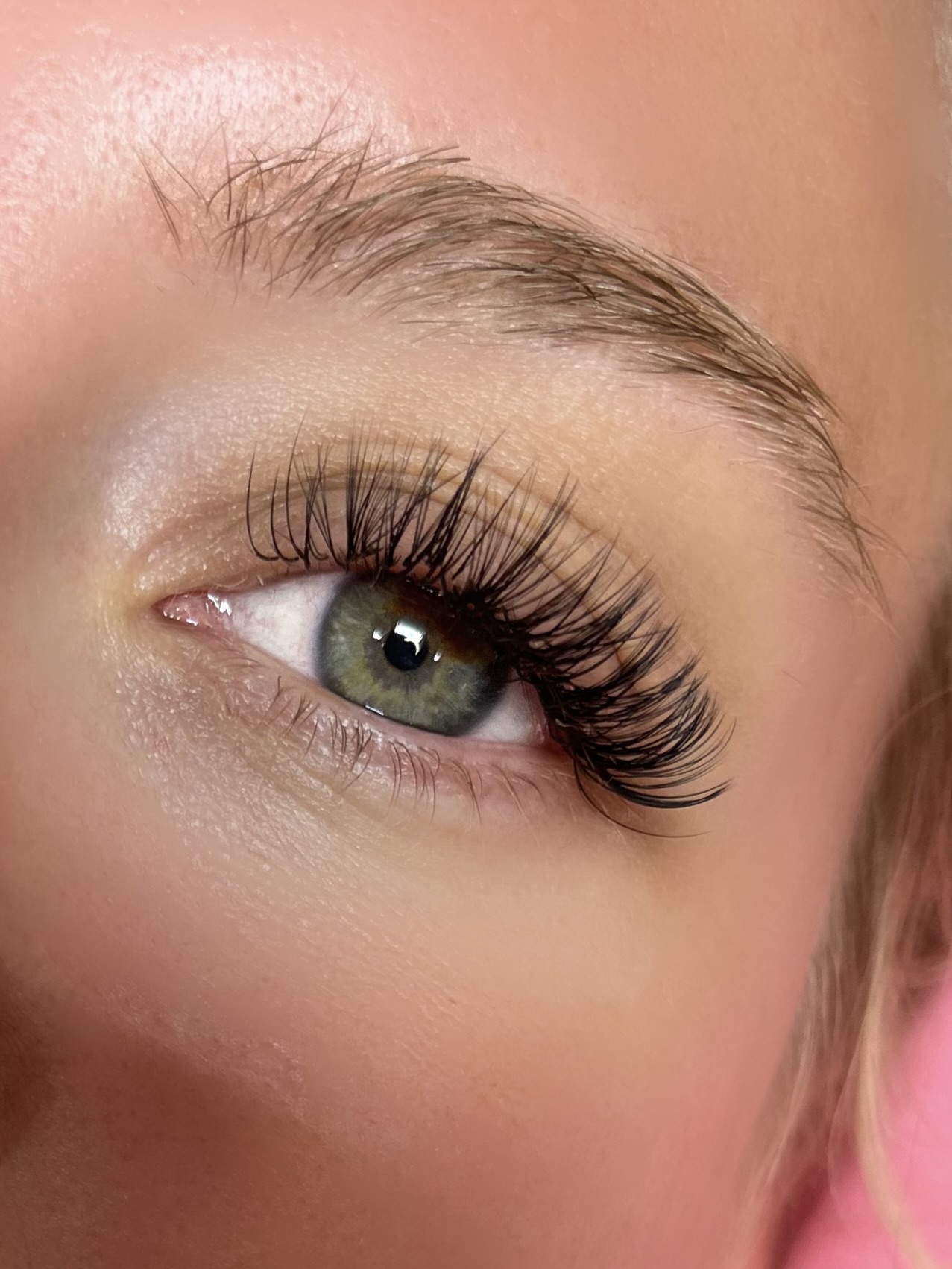 Hybrid eyelash extensions, Denver lash extensions client in Lakewood, CO