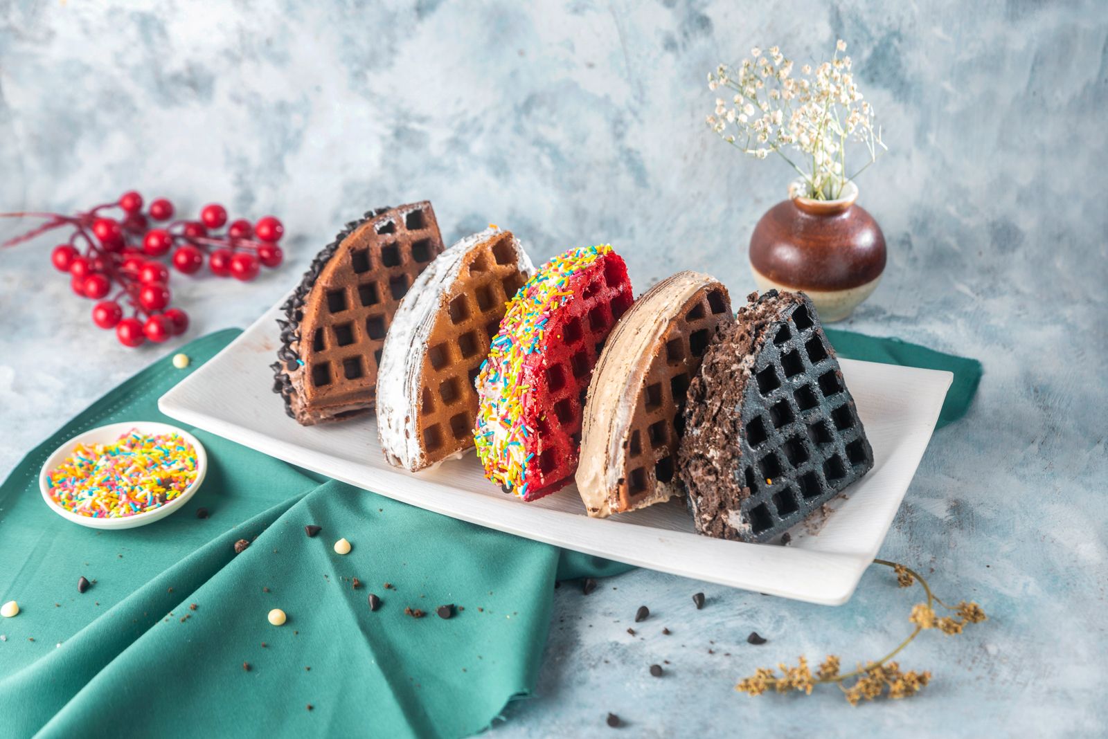 Belgian Waffle Sandwich
