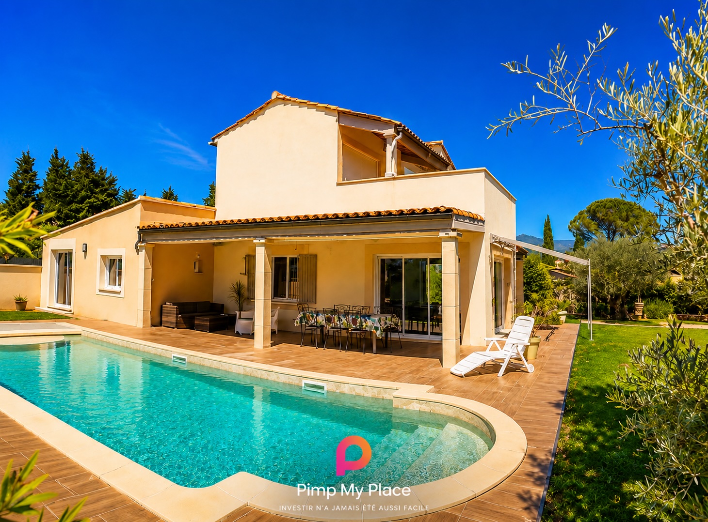 Villa familiale avec piscine chauffée