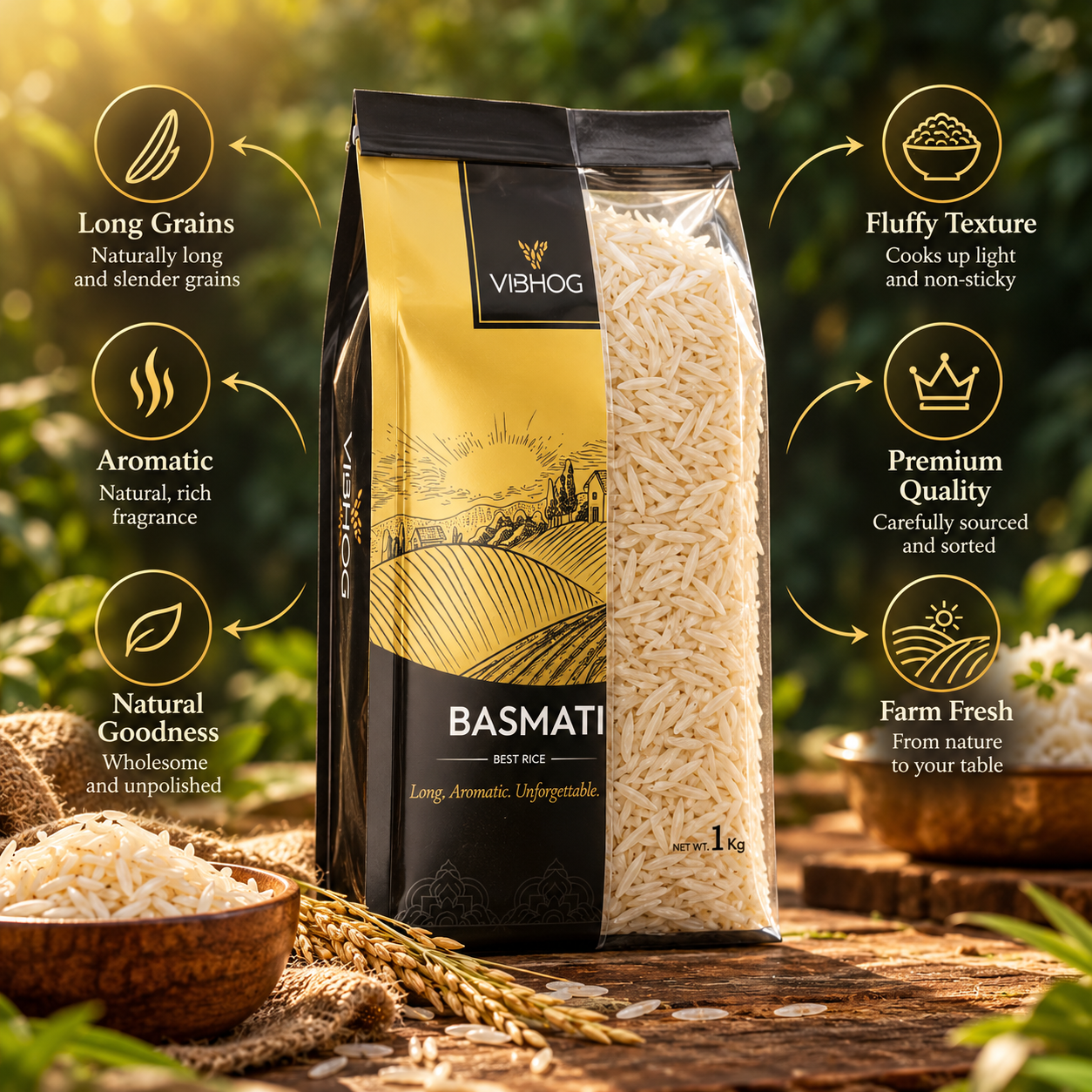 Vibhog Basmati Best Rice 3