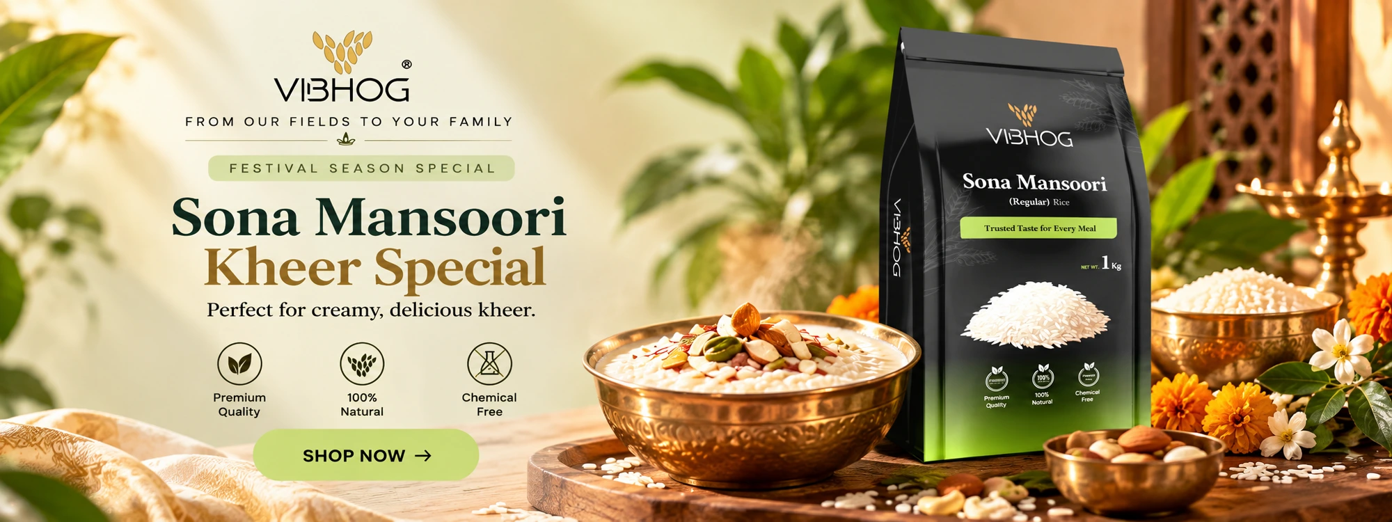 Vibhog Sona Mansoori Kheer Special