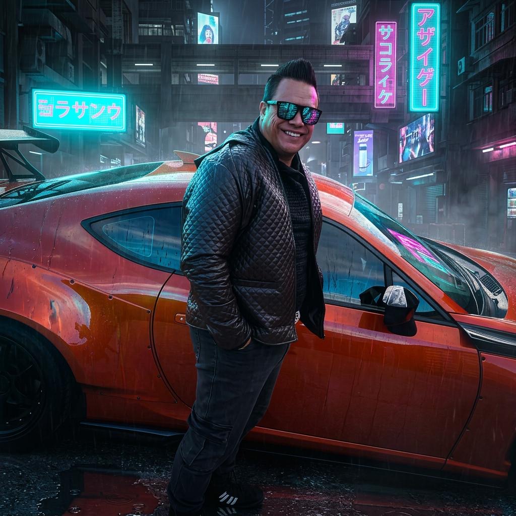 Michael Borell · Hoodies Demo · JDM Toyota GT 86 · Cyberpunk Tokyo · 2055
