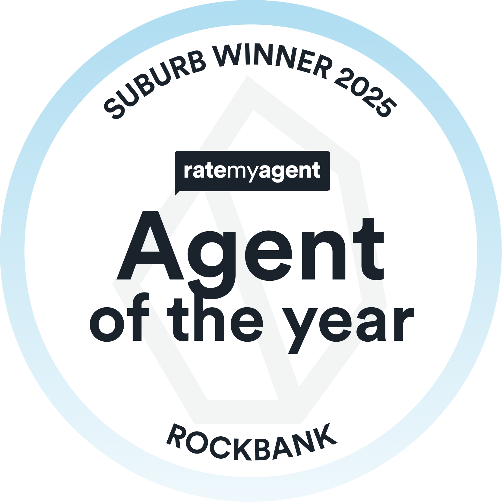 RateMyAgent Agent of the Year Rockbank 2025