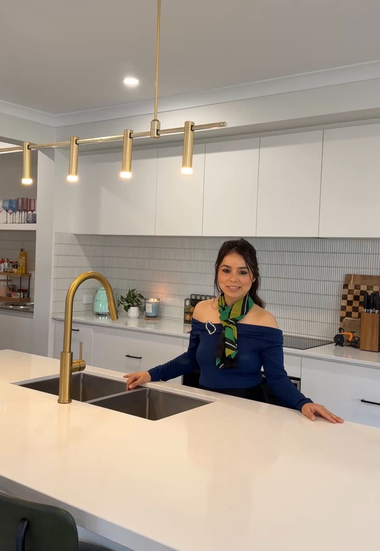 Komal Ahuja at home in her Rockbank kitchen