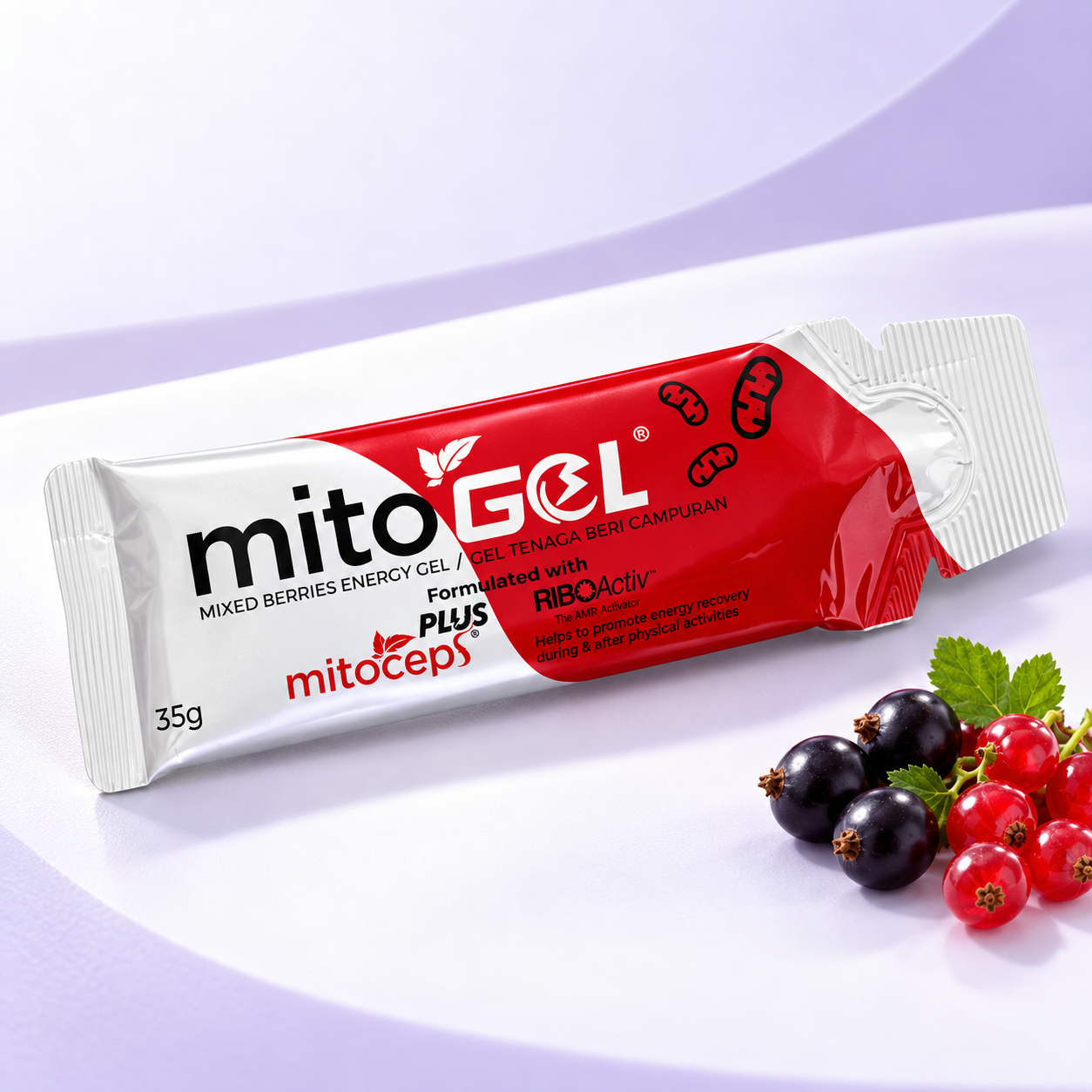 mitoGEL Mixed Berries Energy Gel