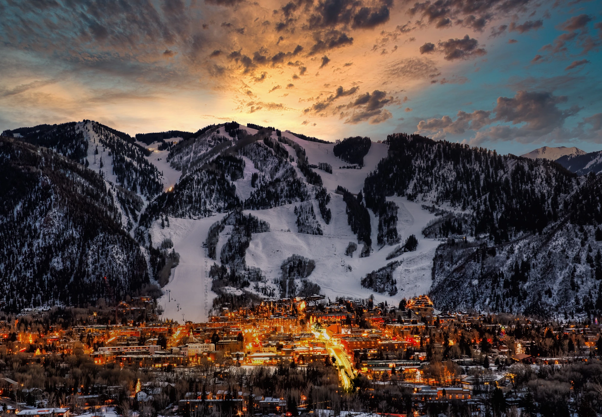 Downtown Aspen and the Roaring Fork Valley