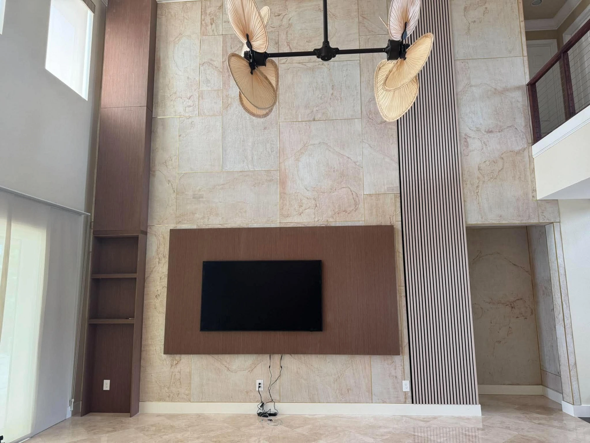 Two-Story Great Room Feature — installed by Swift Luxury Walls in Sarasota