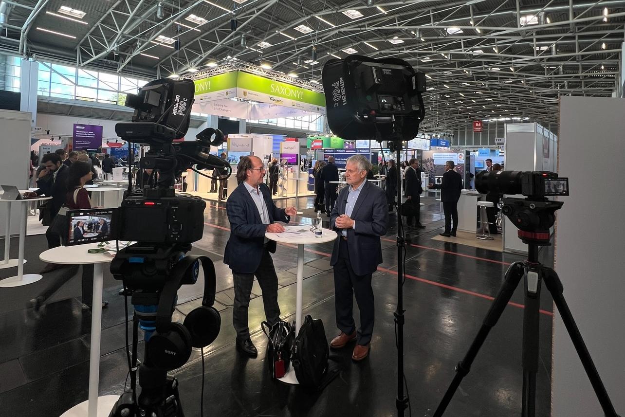 BrandStage filming at AMOBILE booth