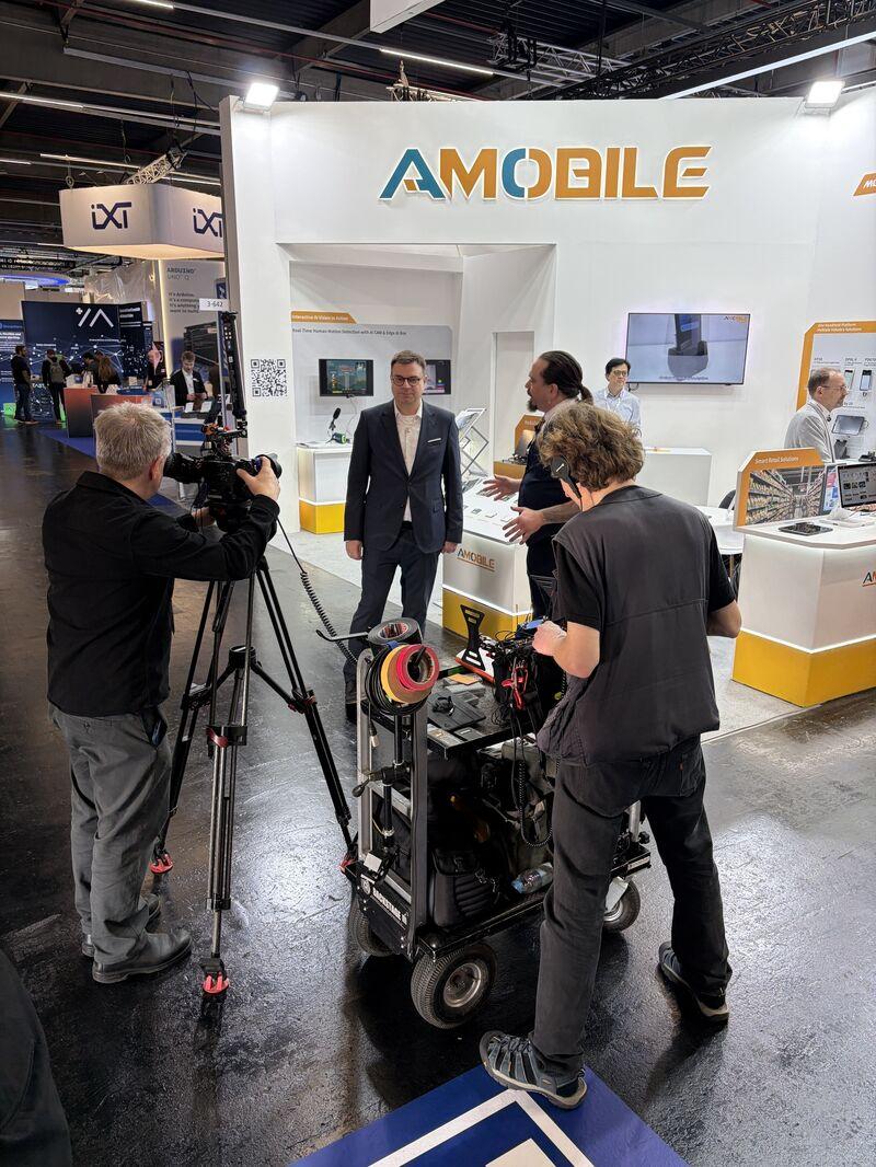 Multi-camera interview at SAXONY booth