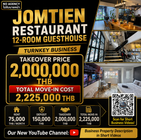 Jomtien Restaurant + 12-Room Guesthouse
