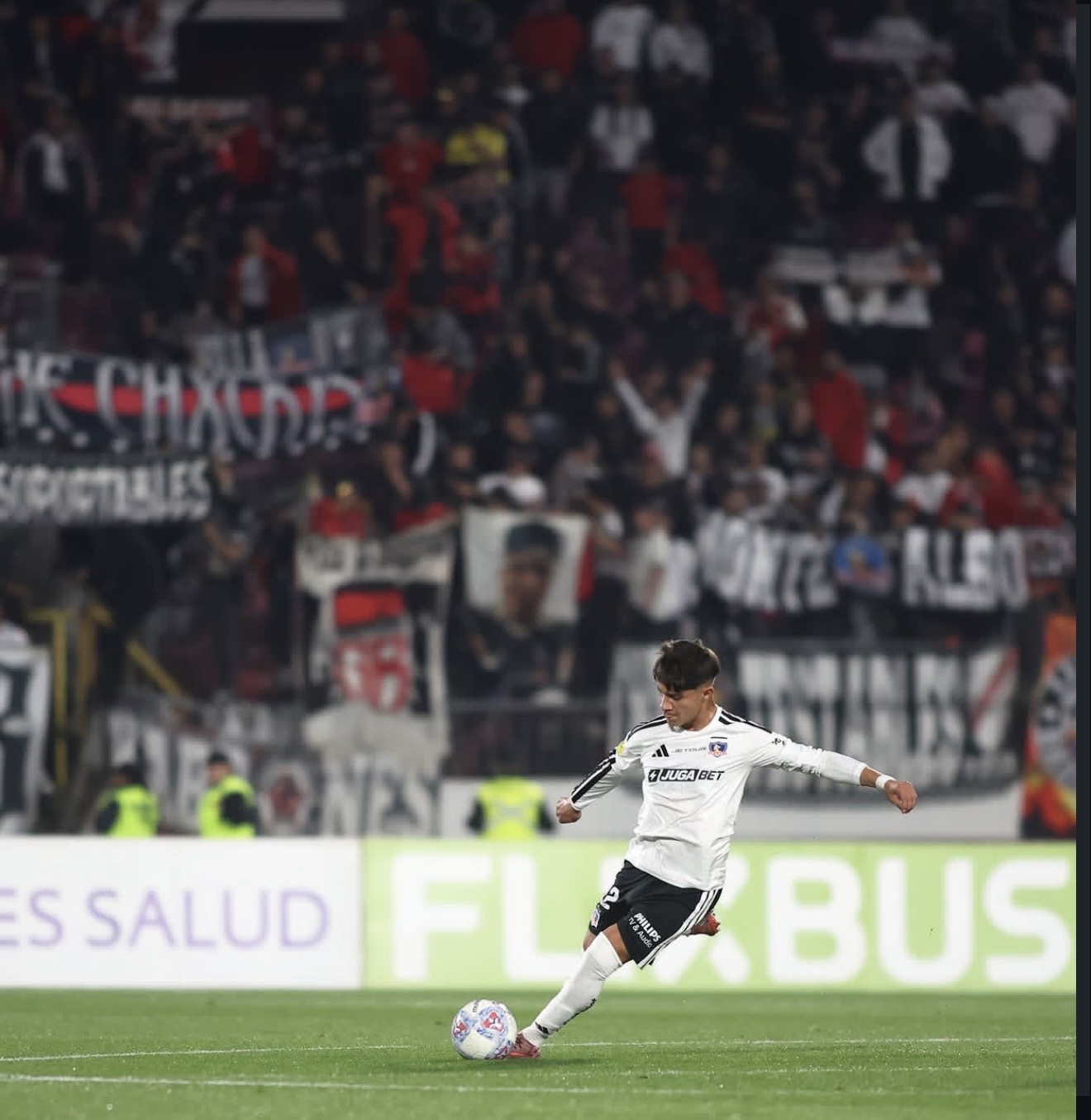 Cristian Díaz en acción