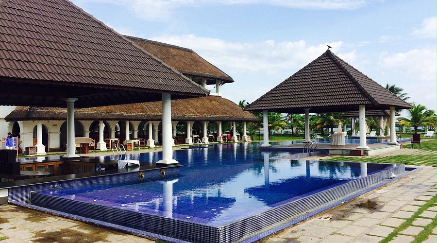 Infinity pool pavilions