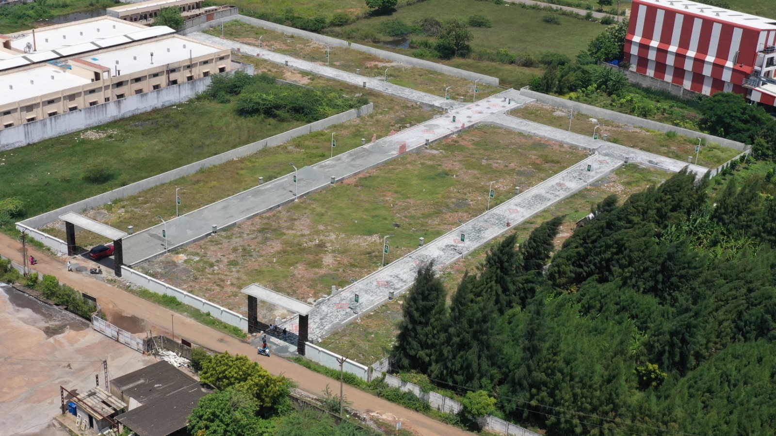 Aerial view of Lakshmi Nivasa