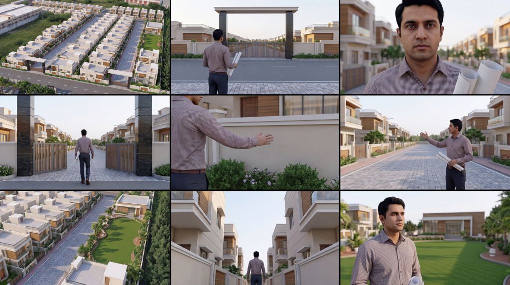Lakshmi Nivasa villa community render