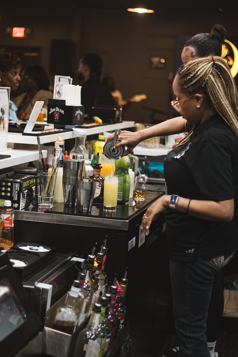The pour — made to order.
