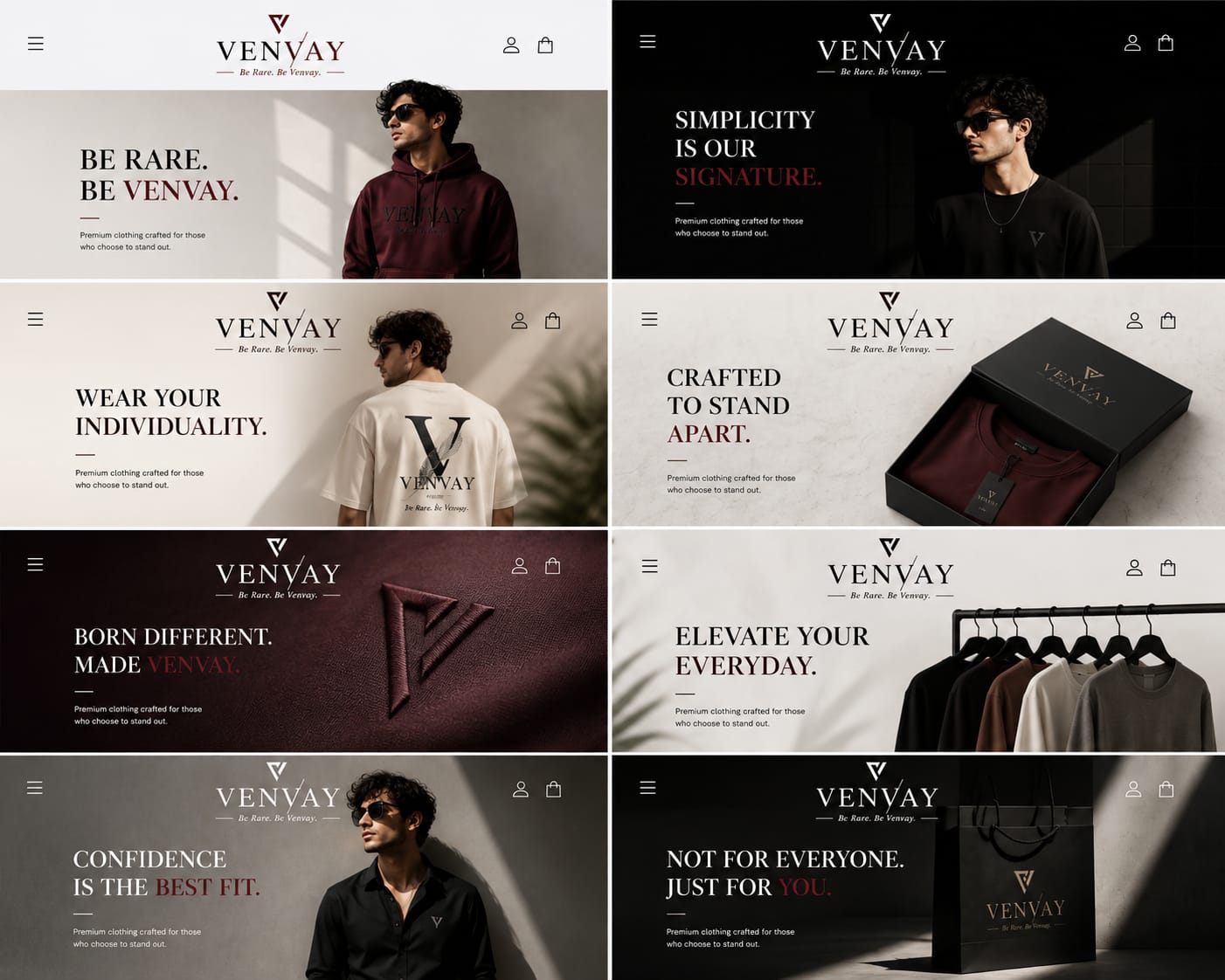 Venvay Signature Cream V Tee