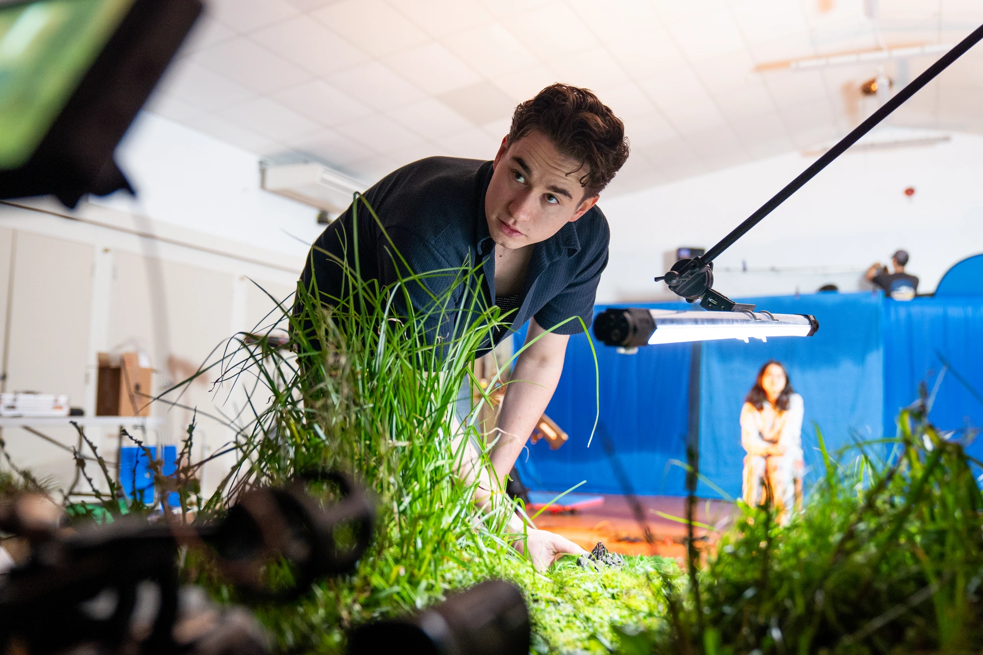 Dressing the foreground · practical grass