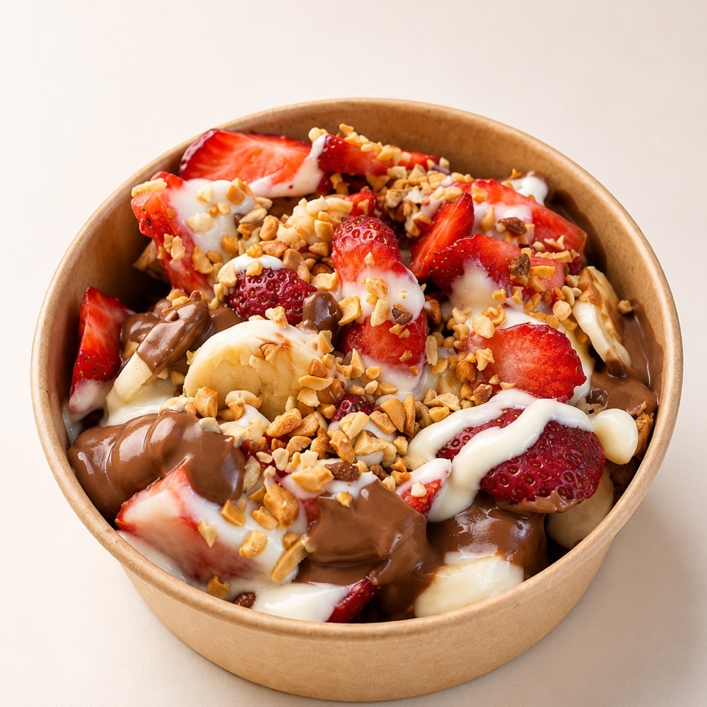 Bol Çikolatalı Waffle Bowl